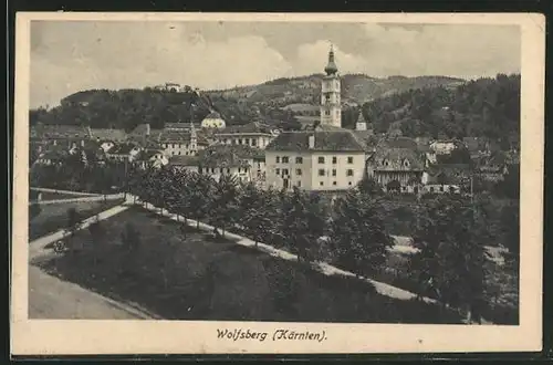 AK Wolfsberg, Blick auf Kirche