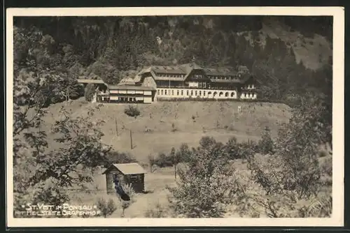 Foto-AK St. Veit im Pongau, Heilstätte Grafenhof