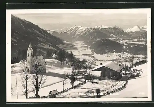 AK Mösern, Talblick im Winter