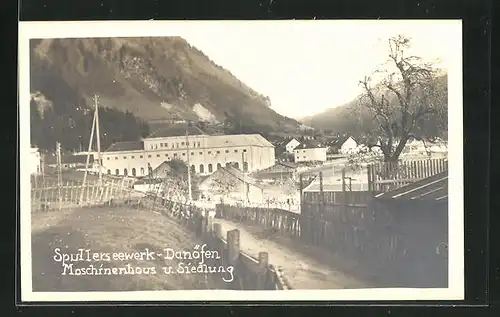 AK Danöfen, Spullersee-Werk, Siedlung & Maschinenhaus