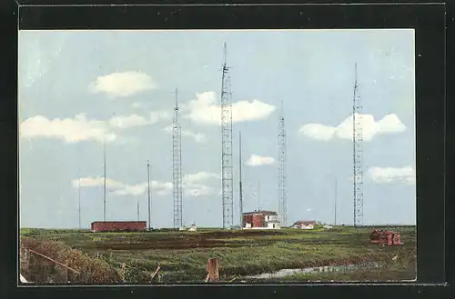AK Norddeich, Blick zur Funkstation
