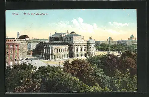 AK Wien, Burgtheater, K. k. Hof-Burgtheater