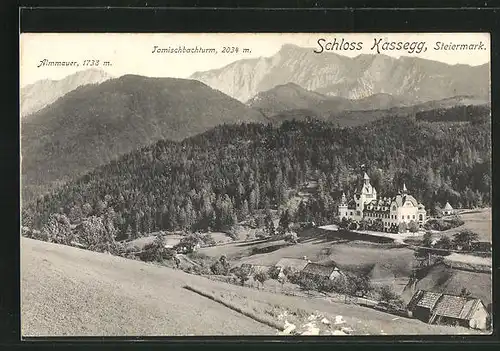 AK St. Gallen / Steiermark, Blick auf Schloss Kassegg