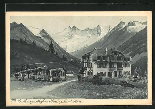 AK Gerlos, Waltl`s Alpengasthof zur Gerlosplatte