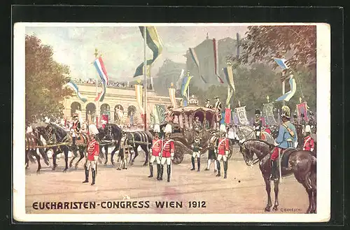 Künstler-AK C. Benesch: Wien, Eucharisten-Congress 1912
