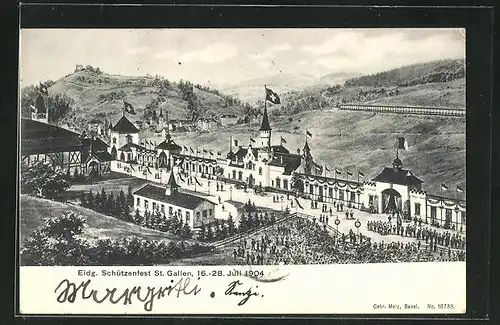 AK St. Gallen, Eidg. Schützenfest 1904, Festgelände