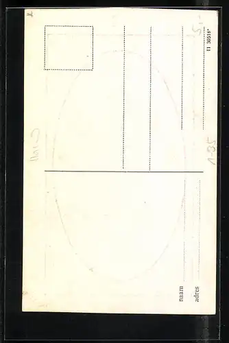 Passepartout-Präge-AK Roermond Wessem, Herinnering aan mijn 40-jarig Priesterschap 1871-1911