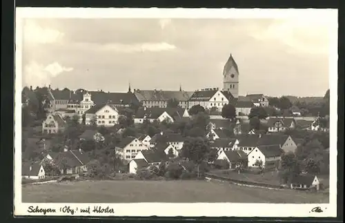 AK Scheyern / Oby., Kloster im Ortsbild
