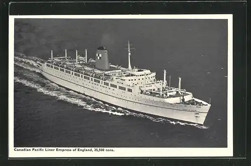 AK Canadian Pacific Liner Empress of England, Passagierschiff