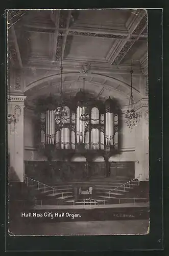 AK Hull, New City Hall Organ, Orgel