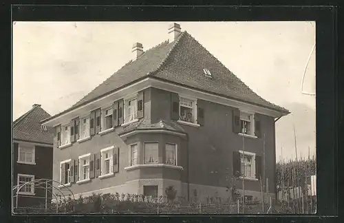 Foto-AK Meersburg / Bodensee, Ansicht vom Haus Wilhelm Niebel