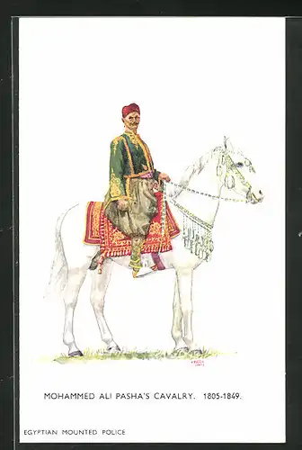Künstler-AK London, International Horse Show 1934, Olympia, Mohammed Ali Pasha`s Cavalry