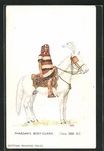Künstler-AK London, International Horse Show 1934, Olympia, Pharoah`s Body-Guard