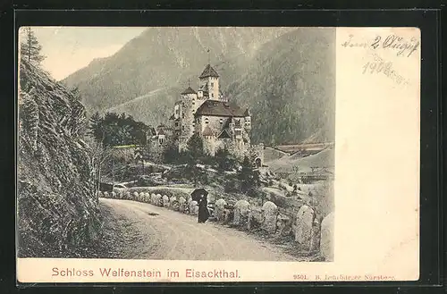 AK Freienfeld, Schloss Welfenstein im Eisackthal