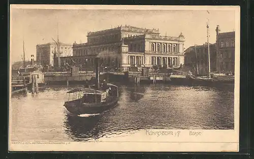 AK Königsberg, Börse und Hafen