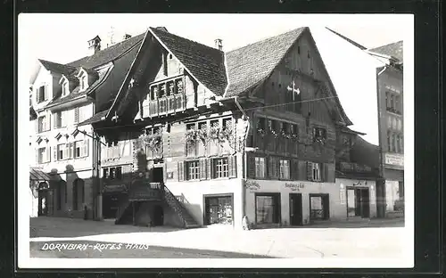 AK Dornbirn, Gasthof Weinstube Rotes Haus