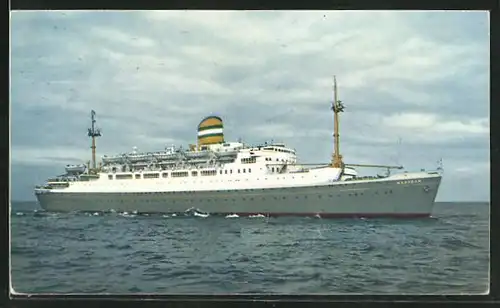 AK Passagierschiff S.S. Maasdam auf hoher See