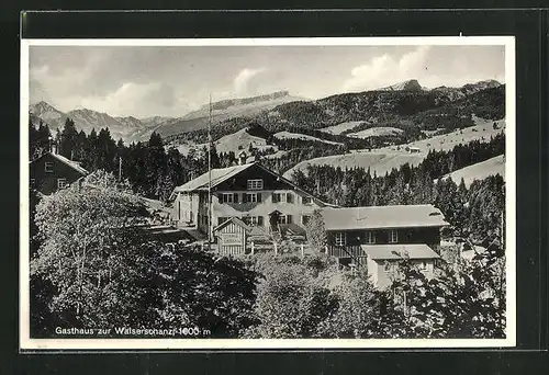 AK Oberstdorf, Gasthaus zur Walserschanz