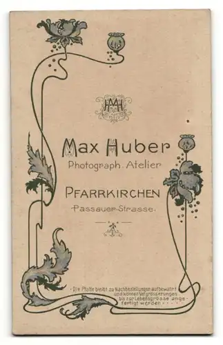 Fotografie Max Huber, Pfarrkirchen, Portrait einer Dame