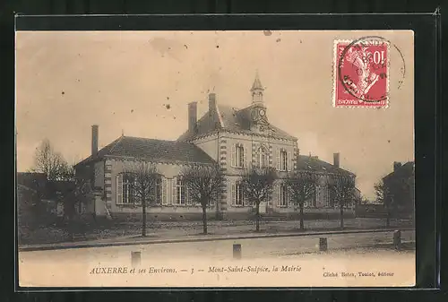 AK Mont-Saint-Sulpice, La Mairie