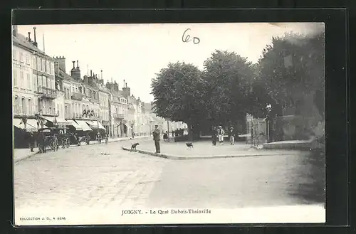 AK Joigny, Le Quai Dubois-Thainville