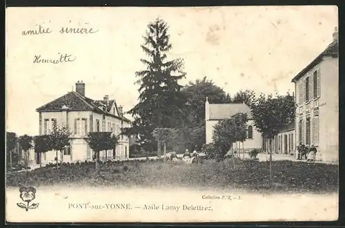 AK Pont-sur-Yonne, Asile Lamy Delettrez