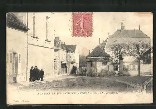 AK Coulanges-la-Vineuse, Ortspartie
