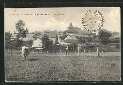 AK Saint-Germain-Des-Champs, Vue générale