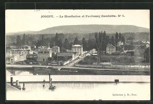 AK Joigny, Le Montholon et Faubourg Gambetta