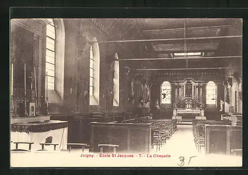 AK Joigny, Ecole St-Jacques, La Chapelle