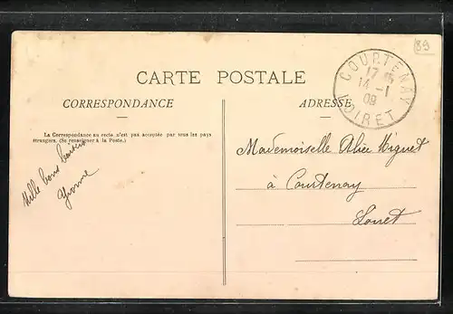AK Pont-sur-Yonne, Le Quartier Neuf, Route de Villethierry