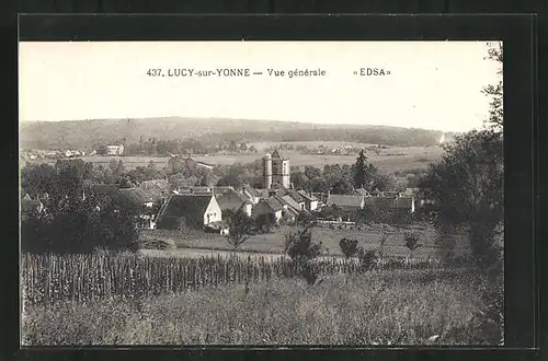 AK Lucy-sur-Yonne, Vue general