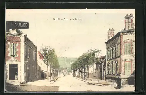 AK Sens, Avenue de la Gare, Bahnhofstrasse