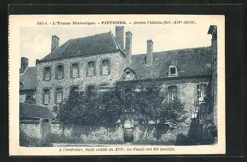 AK Piffonds, Ancien Chateau-fort, Salle voutée du XVI.