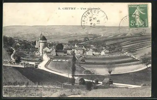 AK Chitry-le-Fort, Vue générale, Blick auf den Ort