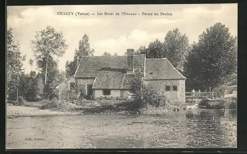 AK Charny, les Bords de l'Ouanne, Ferme du Foulon