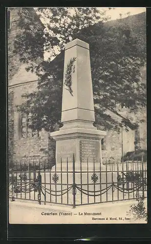 AK Courlon, Le Monument