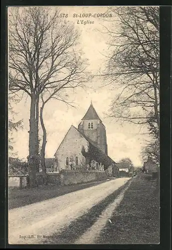 AK St-Loup-d`Oron, L`Eglise, Kirche