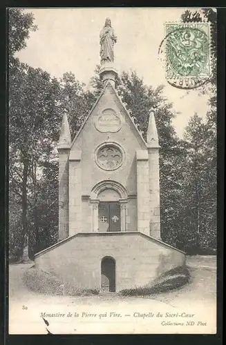 AK Monastere de la Pierre qui Vire, Chapelle du Sacre-Coeur