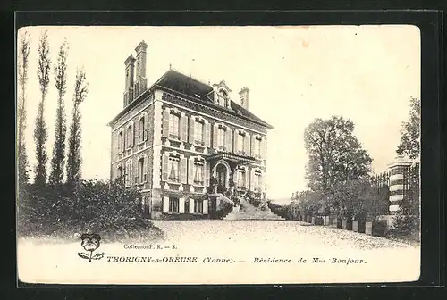 AK Thorigny-sur-Oreuse, Residence de Mme. Bonjour