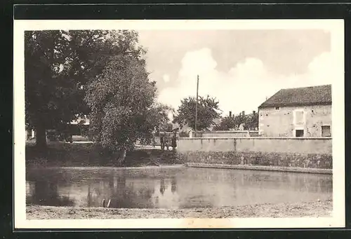 AK Aubigny-Taingy, La Place, Blick auf Wasser