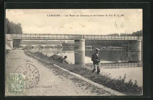 AK Laroche, Les Ponts de Charmoy et du Chemin de Fer P.-L.-M.