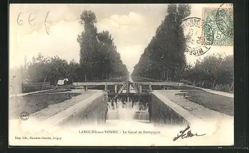 AK Laroche-sur-Yonne, Le Canal de Bourgogne