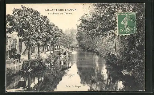 AK Aillant-sur-Tholon, Les Bords du Tholon