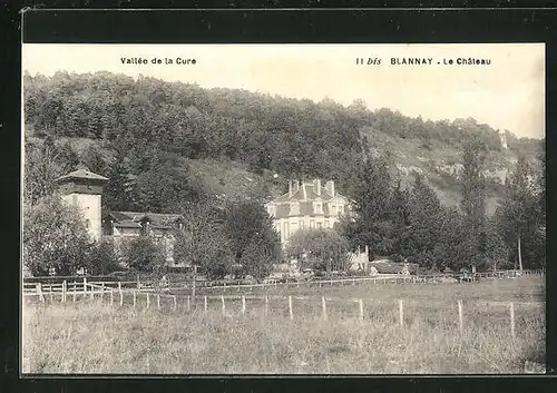 AK Blannay, Le Chateau, Blick zum Schloss