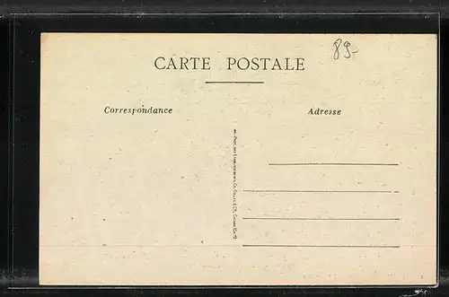 AK Villeblevin, Colonie Scolaire du XII. Arrondissement, Vue d'ensemble, Transformees en Hopital Auxiliaire