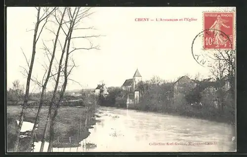 AK Cheny, L'Armancon et l'Eglise