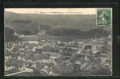 AK Vaux, vus de la Montage, Blick auf Petit-Vaux