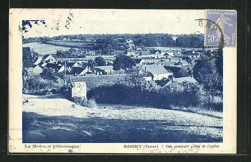 AK Rogny, Vue generale prise de l`eglise