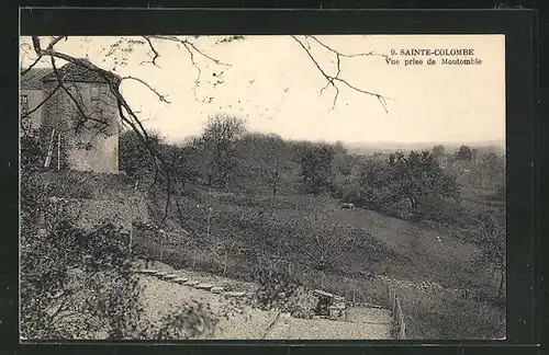 AK Sainte-Colombe, Vue prise de Moutomble